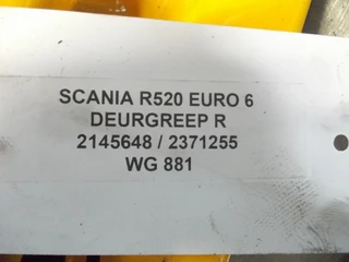 Scania - R520 2145648/2371255 DEURGREEP R EURO 6 изображение 3 миниатюра