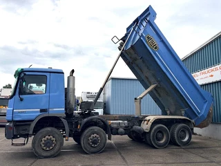 Mercedes-Benz Actros 2005 - 4141 AK 8x8 MEILLER KIPPER (13.000 KG. AXLES / ZF16 MANUAL GEARBOX / FULL STEEL SUSPENSION / REDUCTION AXLES / ETC.) bild 6