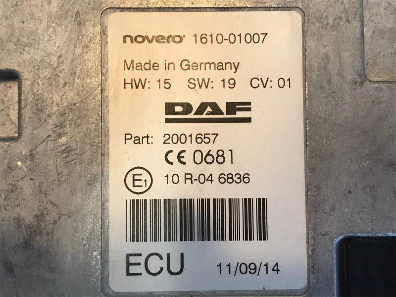 DAF - 2001657 ELEKTRONISCHE REGELEENHEID TELEFOONINTERFACE obrázek 2