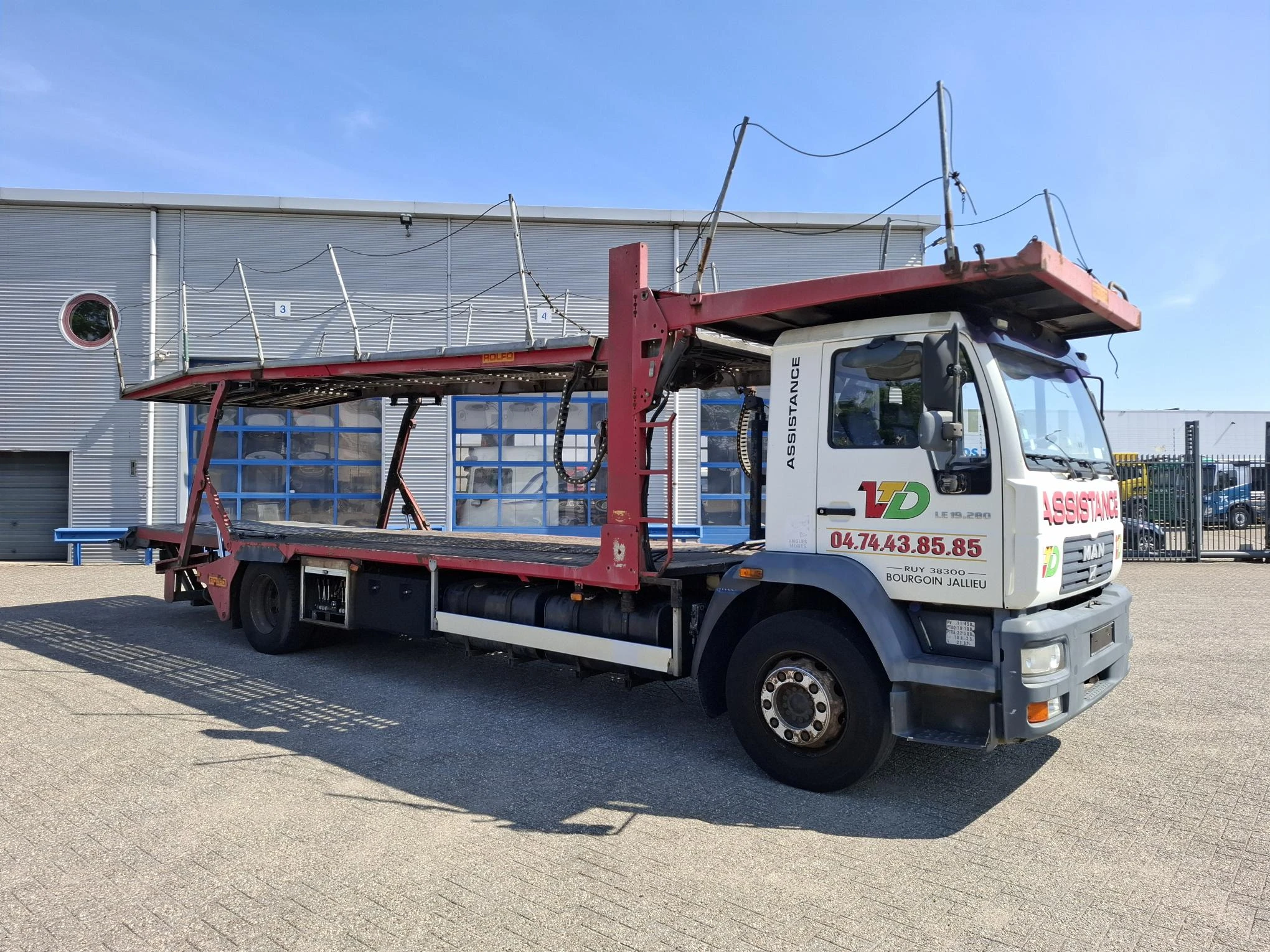 MAN LE19-280 2003 - / ROLFO CAR TRANSPORTER / TUV:08-06-2027 / 2XWINCH / 2XDECK / MANUAL / 2003 afbeelding 4