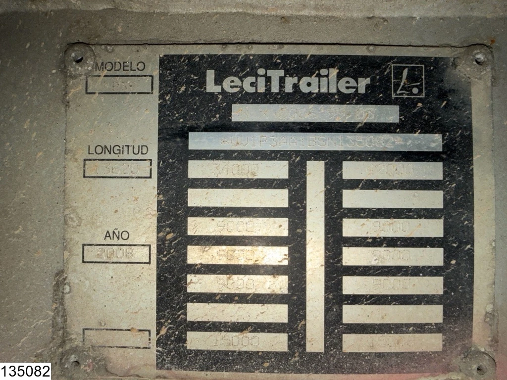 Lecitrailer 2008 - Tautliner afbeelding 4