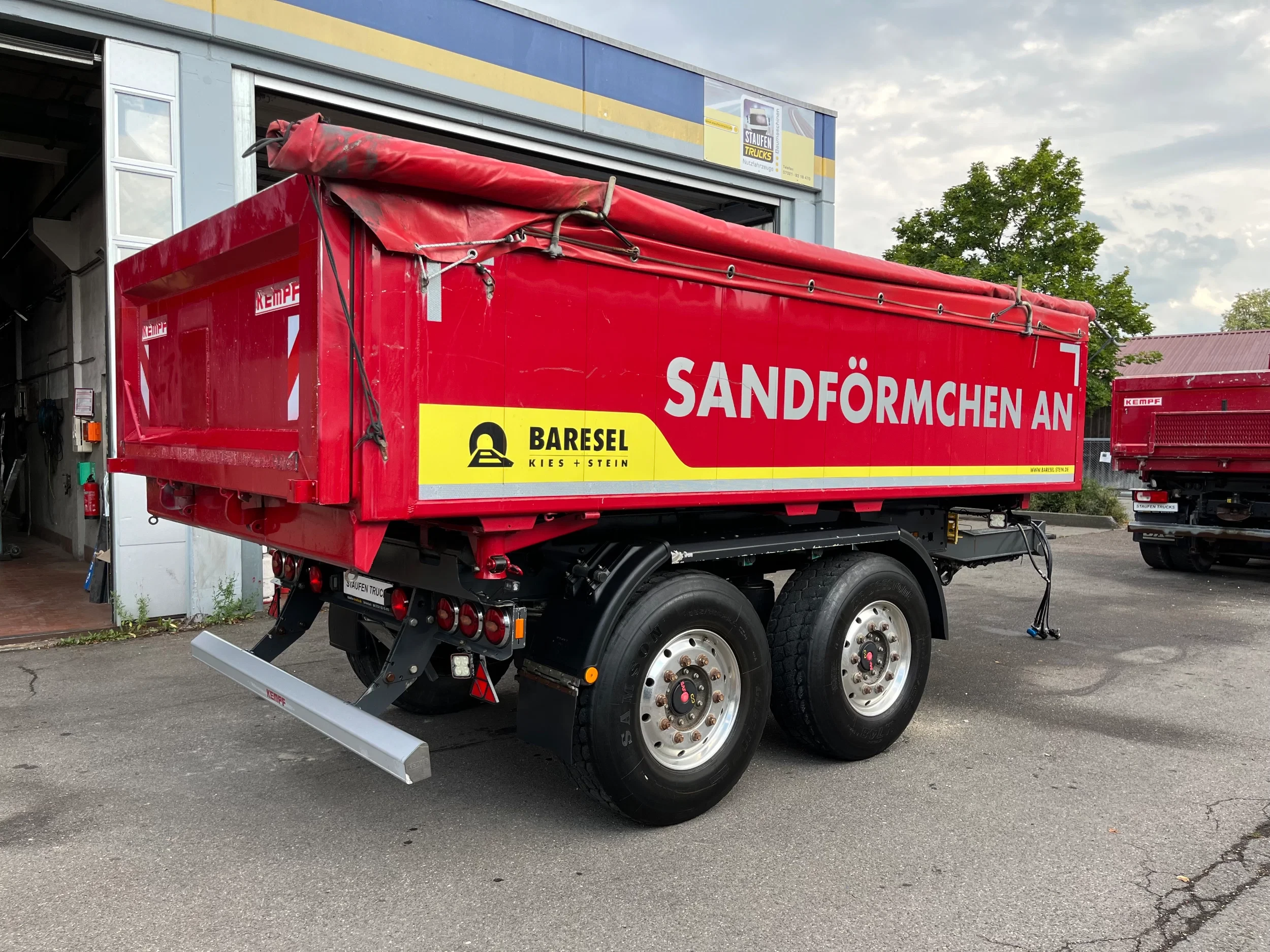 Kempf 2018 - Tandem Kippanhänger, ALU mit Hardoxboden afbeelding 3