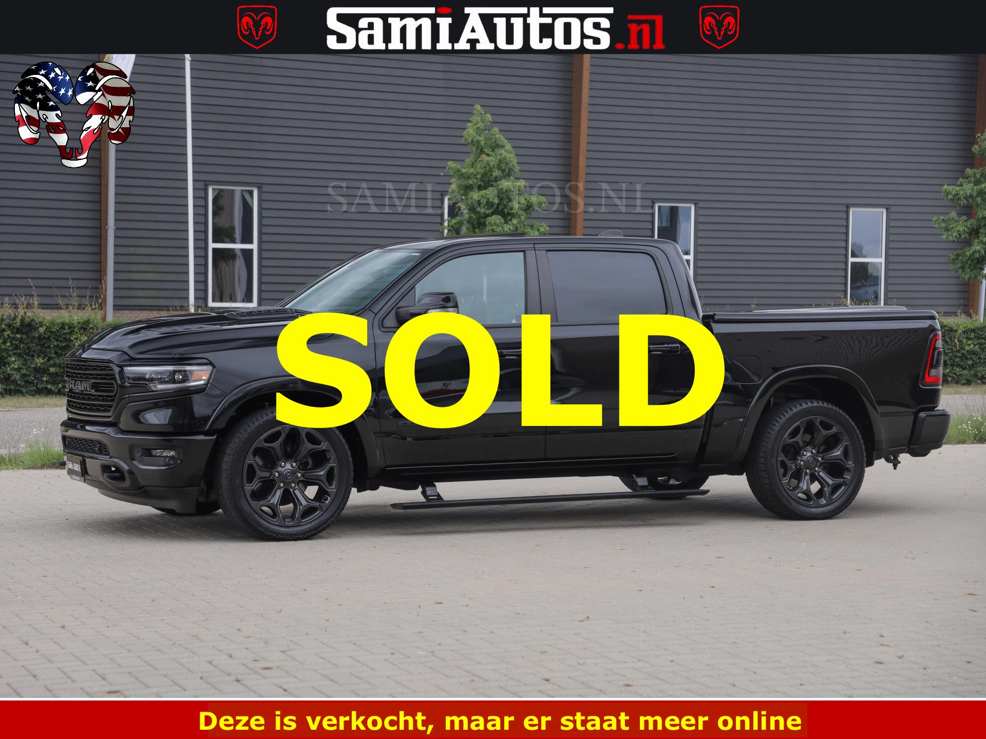 Dodge Ram 1500 2022 - LIMITED NIGHT | BOM VOL | HUD | MWK | LUCHTVERING | PANODAK | afbeelding 44