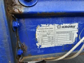 Krone SD27 3 AXLE MEGA  CURTAINSIDER TRAILER CODE XL  BPW DRUM 3 PIECES 2010 - N/A bild 9