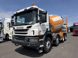 Scania P 2018 - P410 8X4 Euro 6 Retarder 9 M3 Stetter mixer te koop