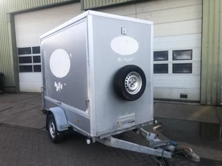 Hapert N/A 1999 - Type R. Enkelas aanhangwagen geremd met verkoopluik Links en rechts. 250x130x180cm. WV-47-XG Zo weg ! imagen 3