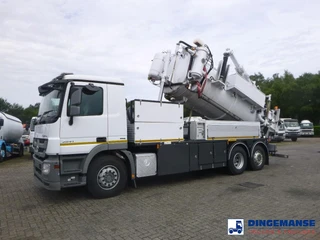 Mercedes-Benz Actros 2013 - 2541 6x2 RHD E5 Huwer vacuum tank / hydrocureur 12 m3 en venta