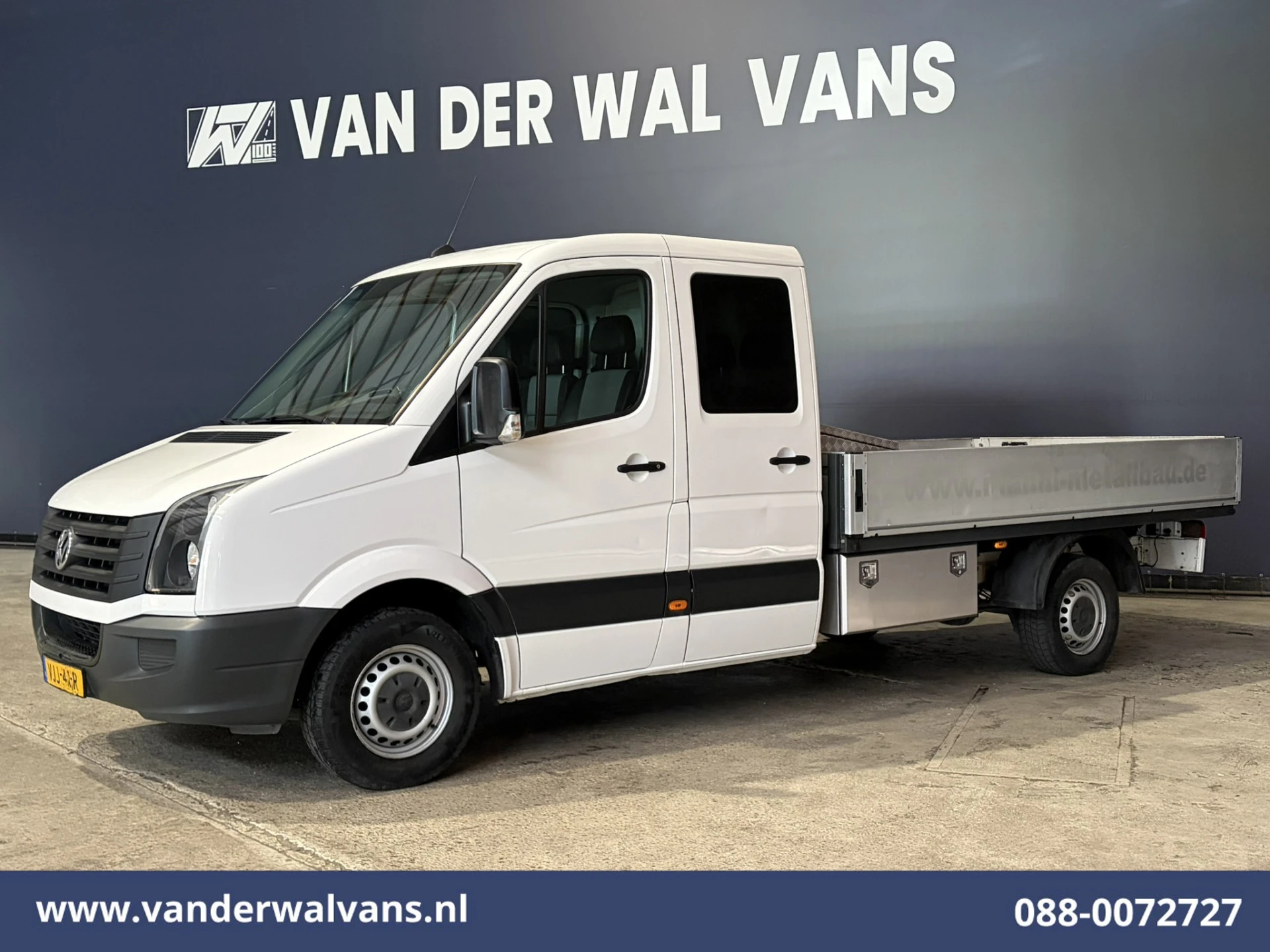 Volkswagen Crafter 2017 - 35 2.0 TDI 141pk Dubbele Cabine Euro6 Open Laadbak | Airco 3500kg trekhaak afbeelding 6