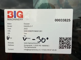 Doosan DX225LC-7 Long Reach 15.4 m 2022 - N/A image 33