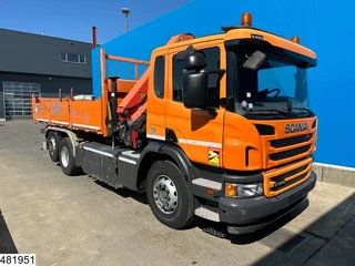 Scania P 2017 - 340 EURO 6, CNG, 6x2, Retarder, Palfinger, Remote zdjecie 3