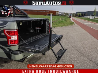 Ford F-150 2018 - 5.0 V8 4X4 | MAT OLIVE GREEN | BIJTELLING VRIJ | ZEER DIK | CAMERA | 3500KG | PANORAMA | LEDER | GO RHINO ROLLBAR | afbeelding 82