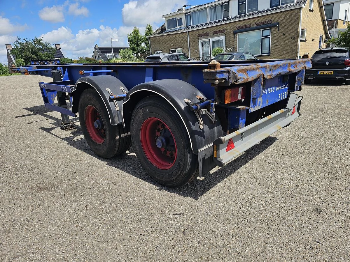 MKF METALLBAU CS 20 -20 FOOT- CONTAINER CHASSIS -HEAVY DUTY- BPW DRUM -STEEL SUSPENSION- GOOD QUALITY. 2006 obrázek 4