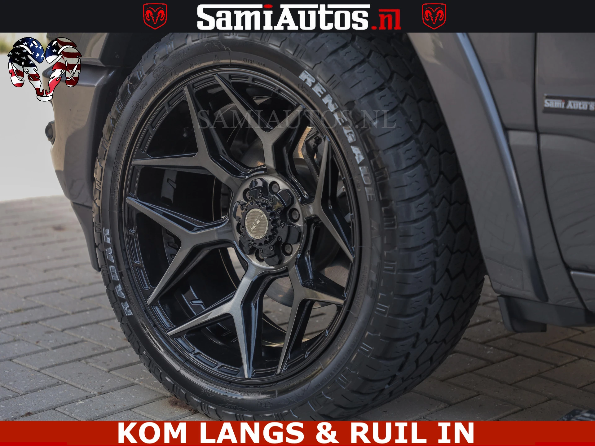Dodge Ram Pick-Up 2023 - LIMITED NIGHT 5.7 V8 402PK | HUD | 4PL WHEELS | LUCHTVERING |OPEN UILAAT KLEP | BOM VOL | GRANITE CRYSTAL | DC | immagine 40