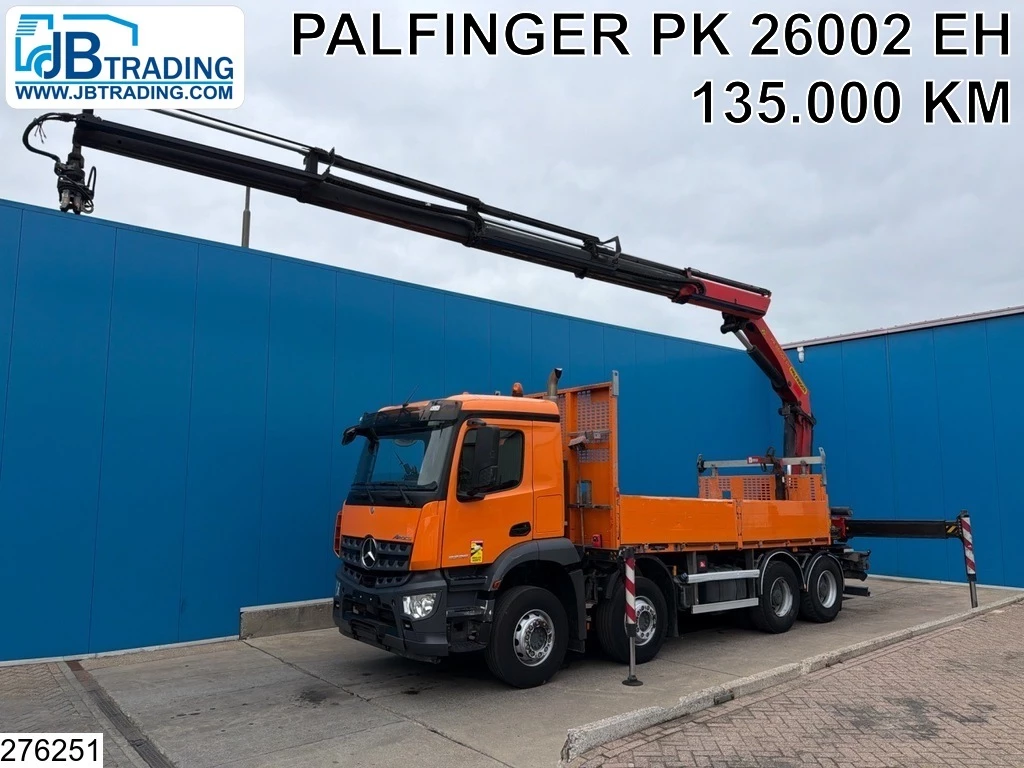 Mercedes-Benz Actros 2019 - 2636 8x4, EURO 6, Palfinger, PTO afbeelding 1