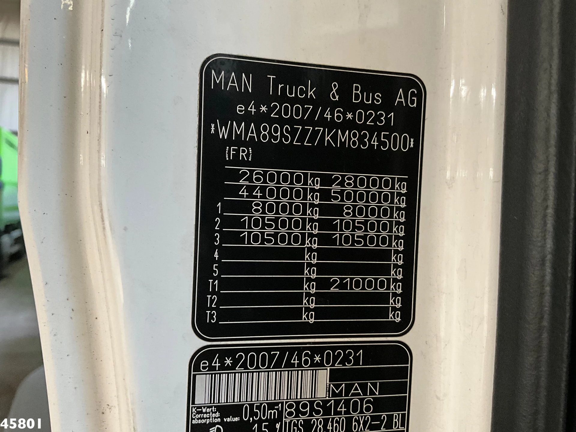 MAN TGS 2019 - 28.460 Euro 6 Marrel 20 Ton haakarmsysteem obrázek 22