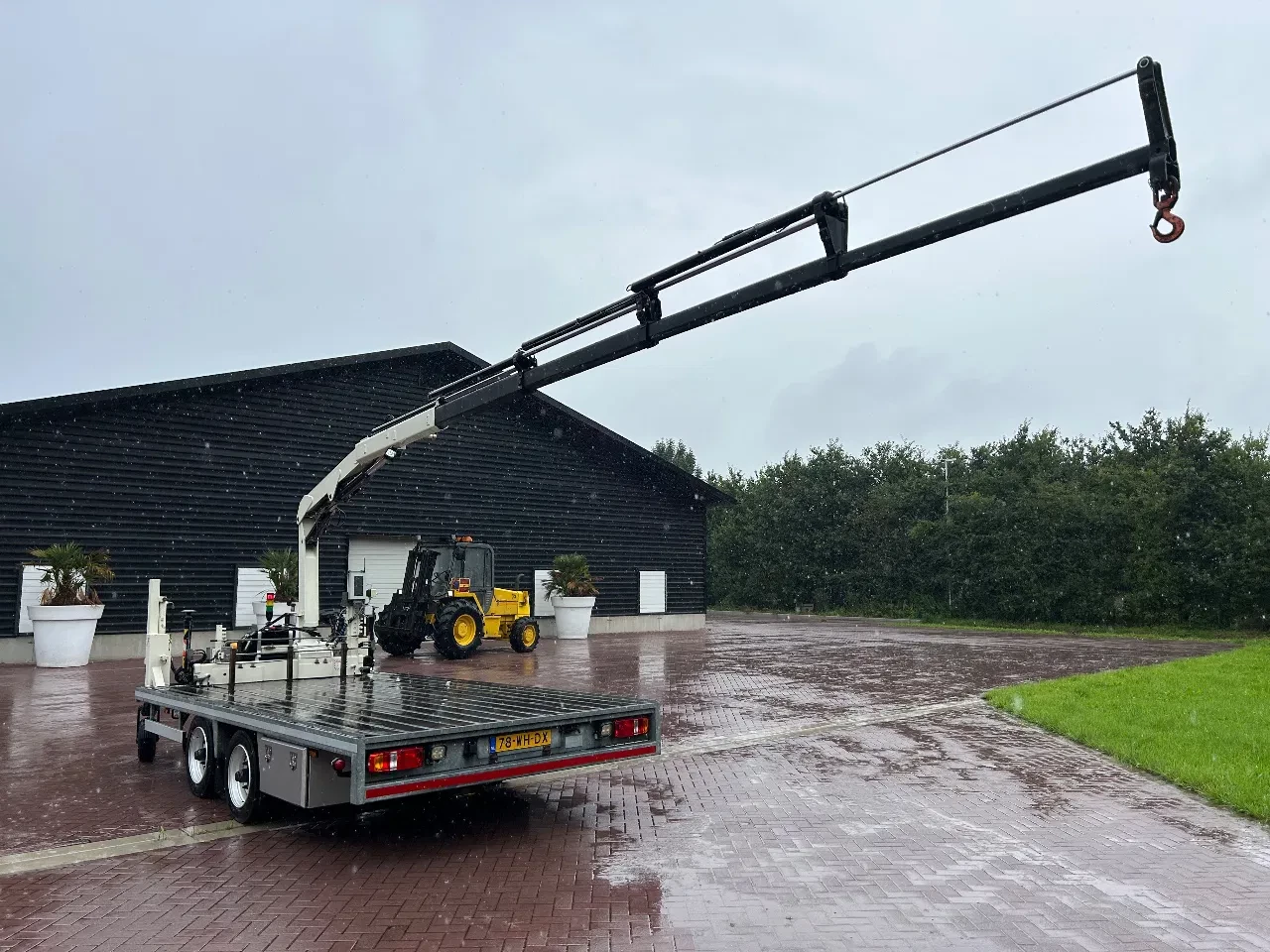 kuiper 2011 - Aanhanger wipkar 8 TON MET KRAAN FASSI zdjęcie 6