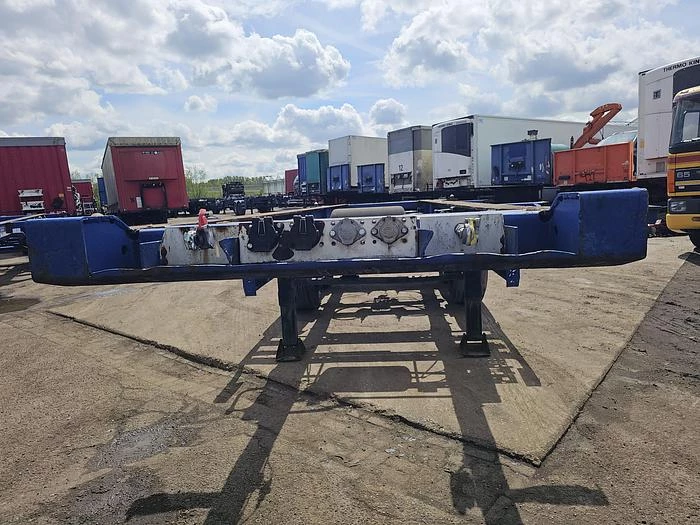 Krone 2 axle | container chassis | steel suspension | Bpw drum. 2009 image 7