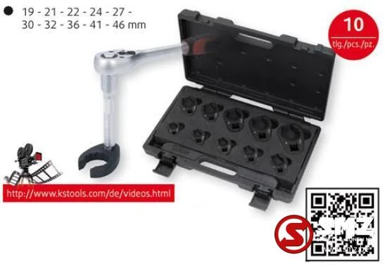 Diversen - Open opsteekringsleutelset 19-46 MM 10PCS imagem 2