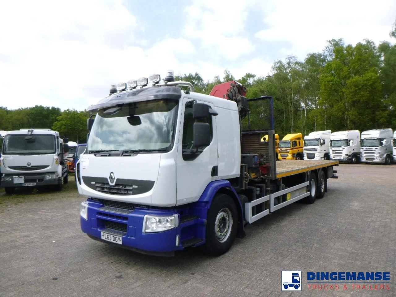 Renault Premium 380 dxi 6x2 RHD + HMF 2620-K4 2013 zdjęcie 1