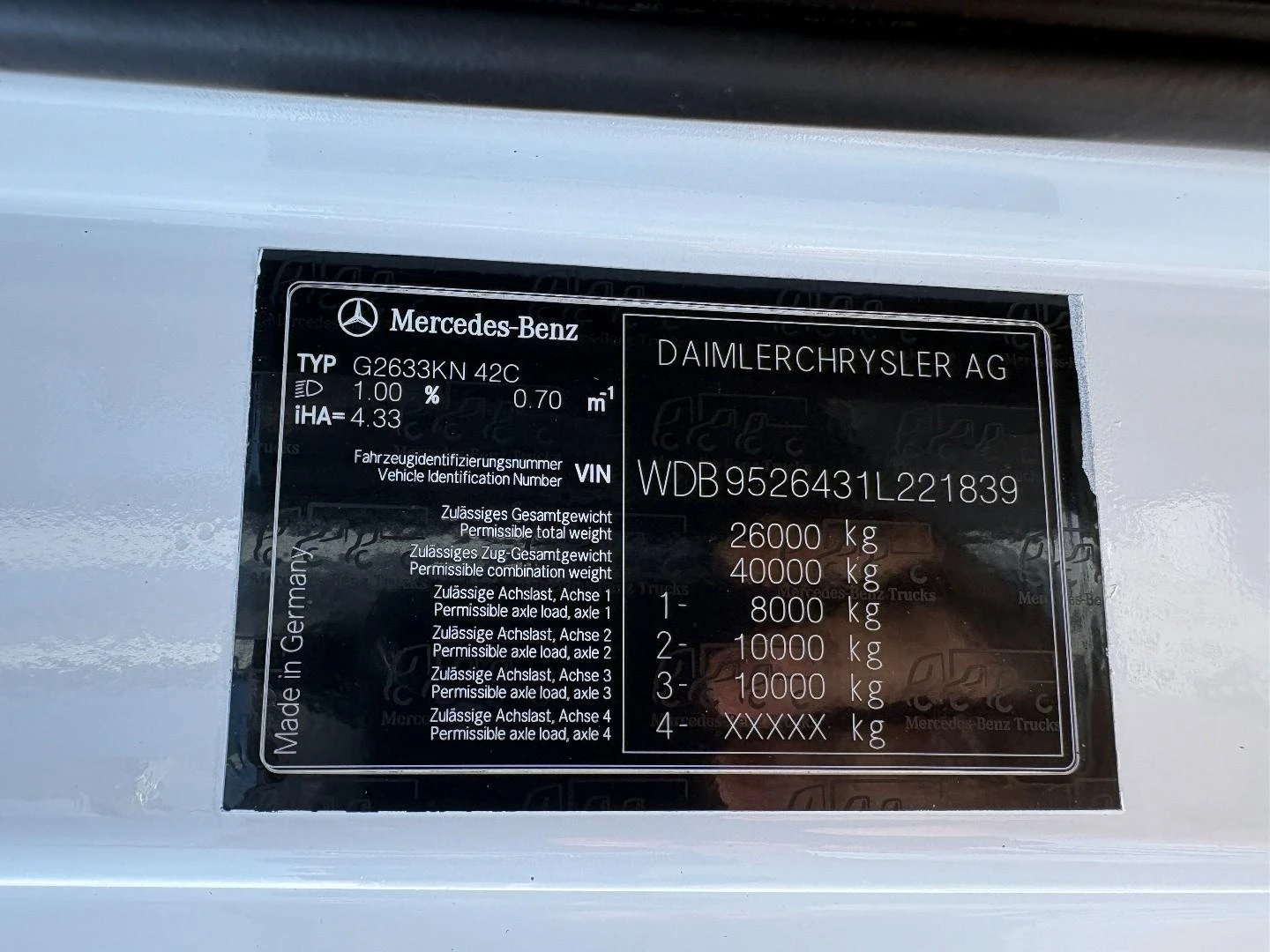 Mercedes-Benz Axor 2008 zdjęcie 19