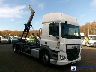 DAF CF 460 6x2 Euro 6 Hyva container hook 20 t 2014 imagen 2 miniatura