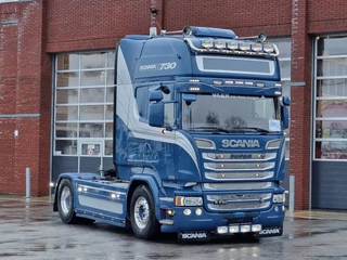 Scania R 2016 - R730 V8 Topline 4x2 - Retarder - Full air - Night clima - Leather - Alloy wheels te koop