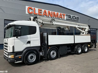 Scania R 1998 - 144 8x4 Retarder MKG 55 Tonmeter Dachdecker Kran image 4