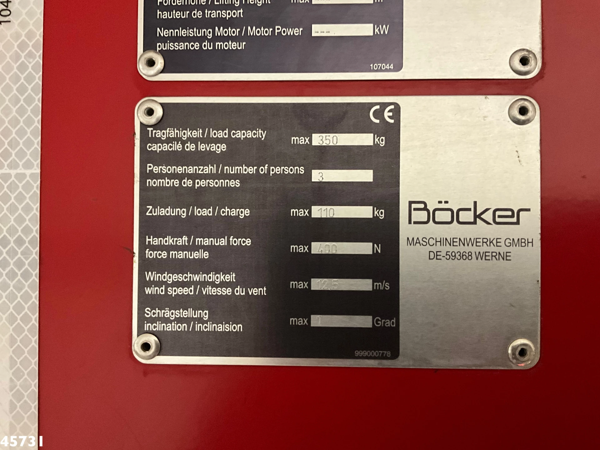 MAN TGM 2019 - 26.320 Euro 6 Bocker hoogwerker met Jib 46 meter Just 33.833 km! afbeelding 27