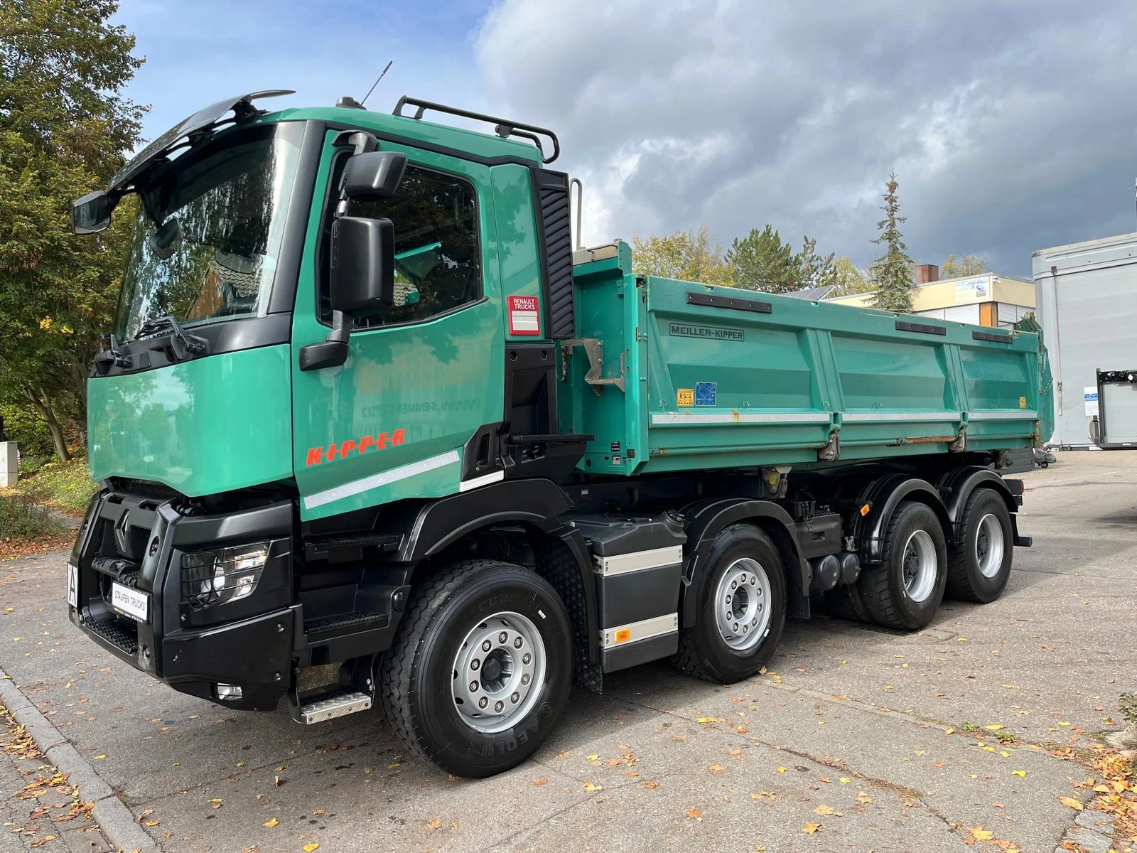 Renault C480 2020 - 8X4 MEILLER STAHL 3-S.-Kipper Intarder E6D BORDMATIK afbeelding 1