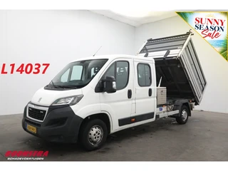 Peugeot Boxer 2019 - 2.0 HDI Kipper DoKa 7-Pers. Airco AHK 142.333 km! te koop