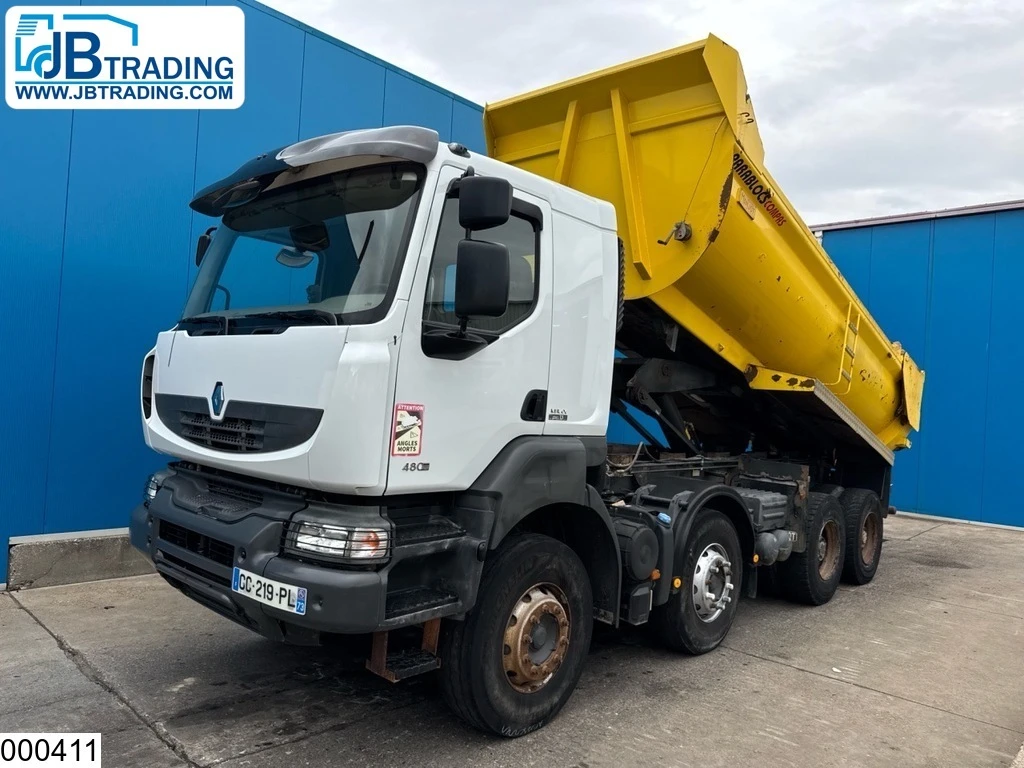 Renault 2012 - Kerax 480 Dxi 8x4, EURO 5, Steel suspension, Hydro afbeelding 1