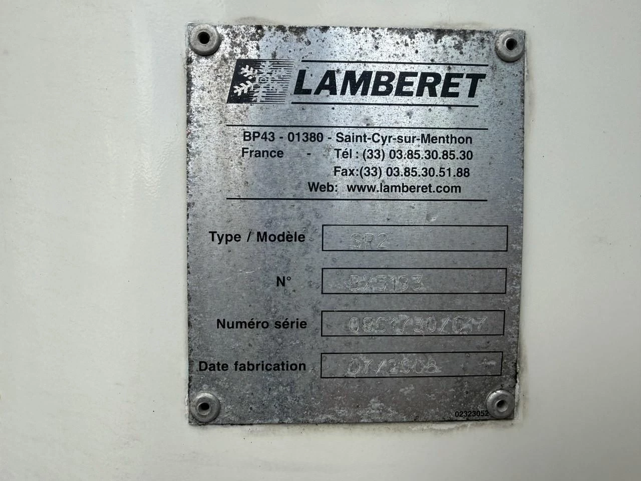 LAMBERET LVFS3F 2008 afbeelding 8