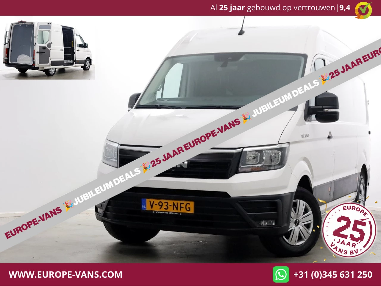 MAN TGE 2022 - 3.140 2.0 140pk L3H3 (L2H2) Airco/Navi/Camera 07-2022 afbeelding 1