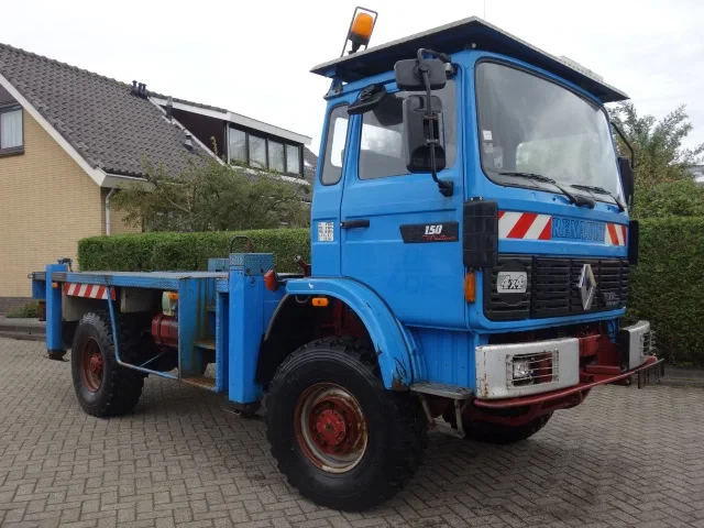 Renault Midlum 180 1996 - 4X4 OPENBAK MET PTO HYDROLIEK afbeelding 1