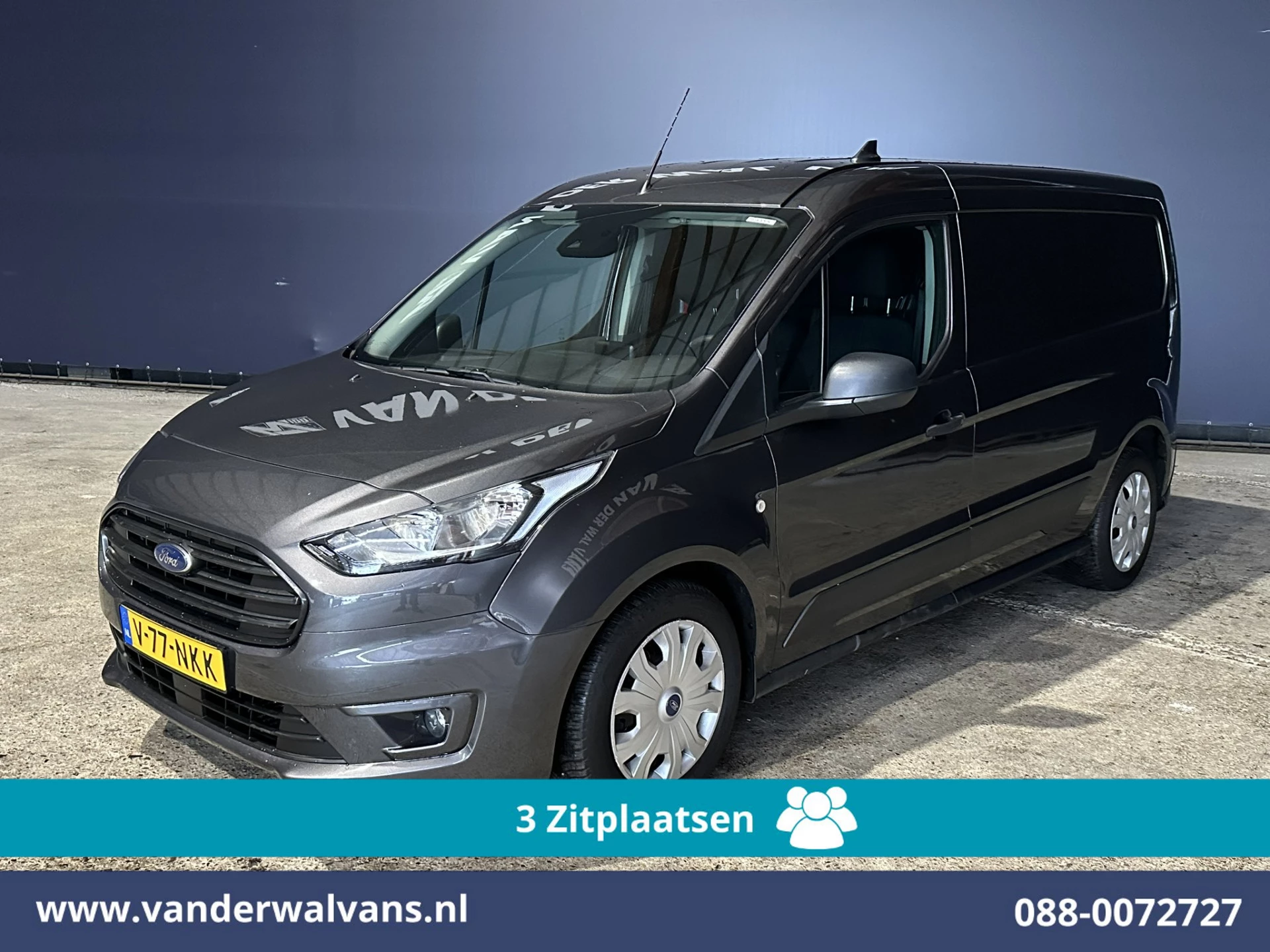 Ford Transit Connect 2021 - 1.5 EcoBlue 100pk L2H1 Euro6 Airco | 3-Zits | Camera | Navigatie | Verwarmde voorruit imagen 6