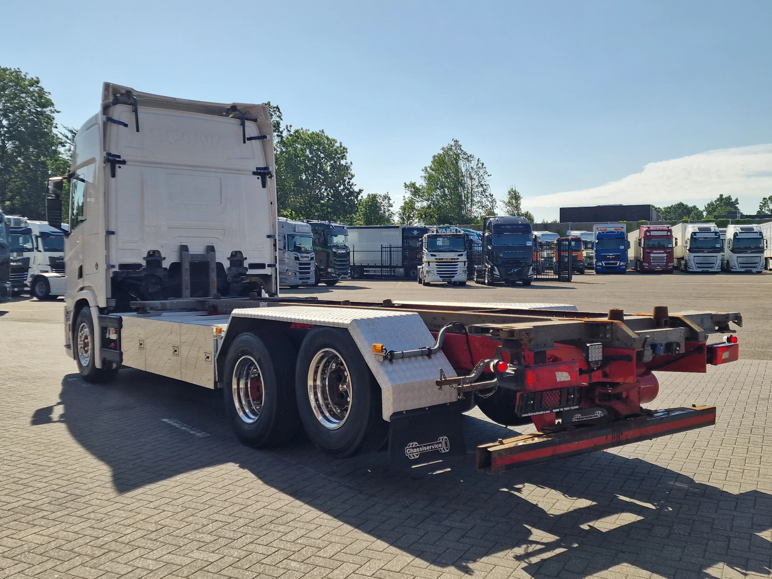 Scania R 2017 - R580 V8 NGS Highline 6x2 BDF - Retarder - Full air - 4.75 WB - Leather - Navi afbeelding 5