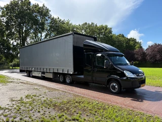 Iveco 50C17 2010 - Be trekker 12 TON EURO 5 / be oplegger jeeb-as schuifzeilen imagen 3 miniatura