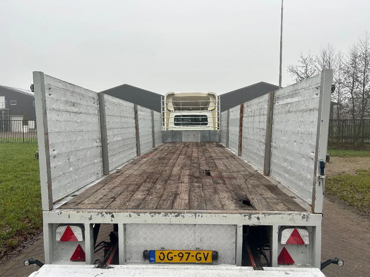 Veldhuizen 2000 - Be oplegger vlak met laadklep Dhollandia 1000 kg obrázek 9