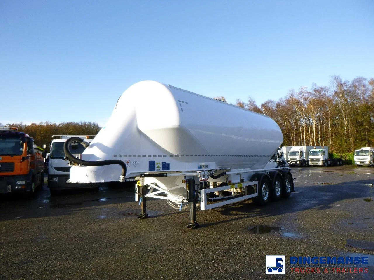 Feldbinder Powder tank alu 36 m3 / 1 comp 2014 immagine 1