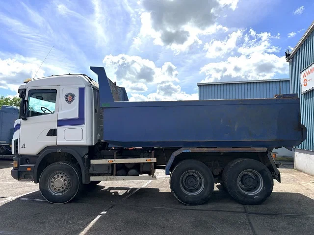 Scania R 2001 - R124-470 C 6x4 FULL STEEL KIPPER (MANUAL GEARBOX / FULL STEEL SUSPENSION / REDUCTION AXLES / AIRCONDITIONING / ETC.) afbeelding 5