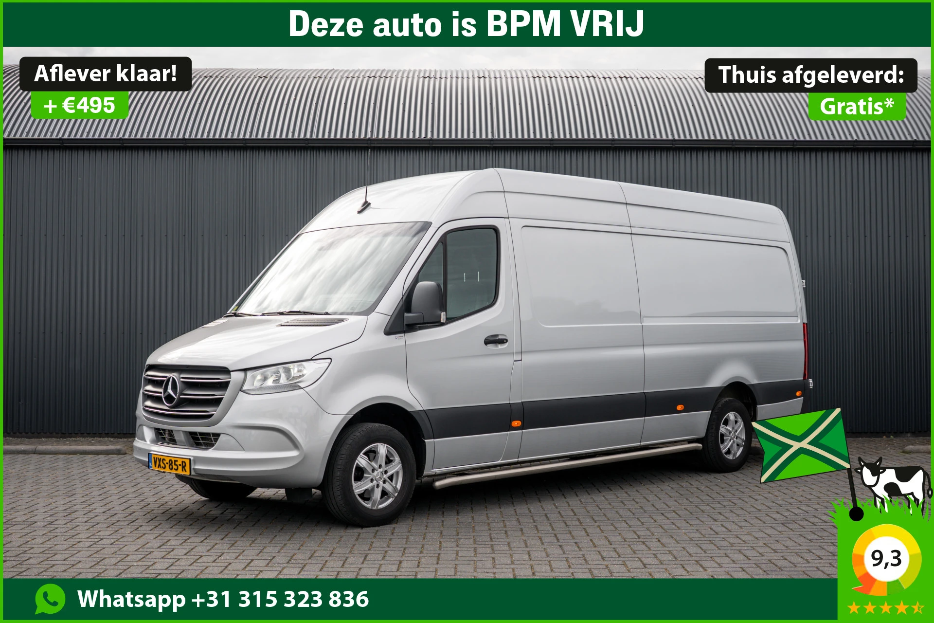 Mercedes-Benz Sprinter 2023 - 315 CDI RWD L3H2 | ZGAN | Automaat | 1e Eigenaar | Camera | Carplay | Cruise | Mbux | Climatronic Bild 1
