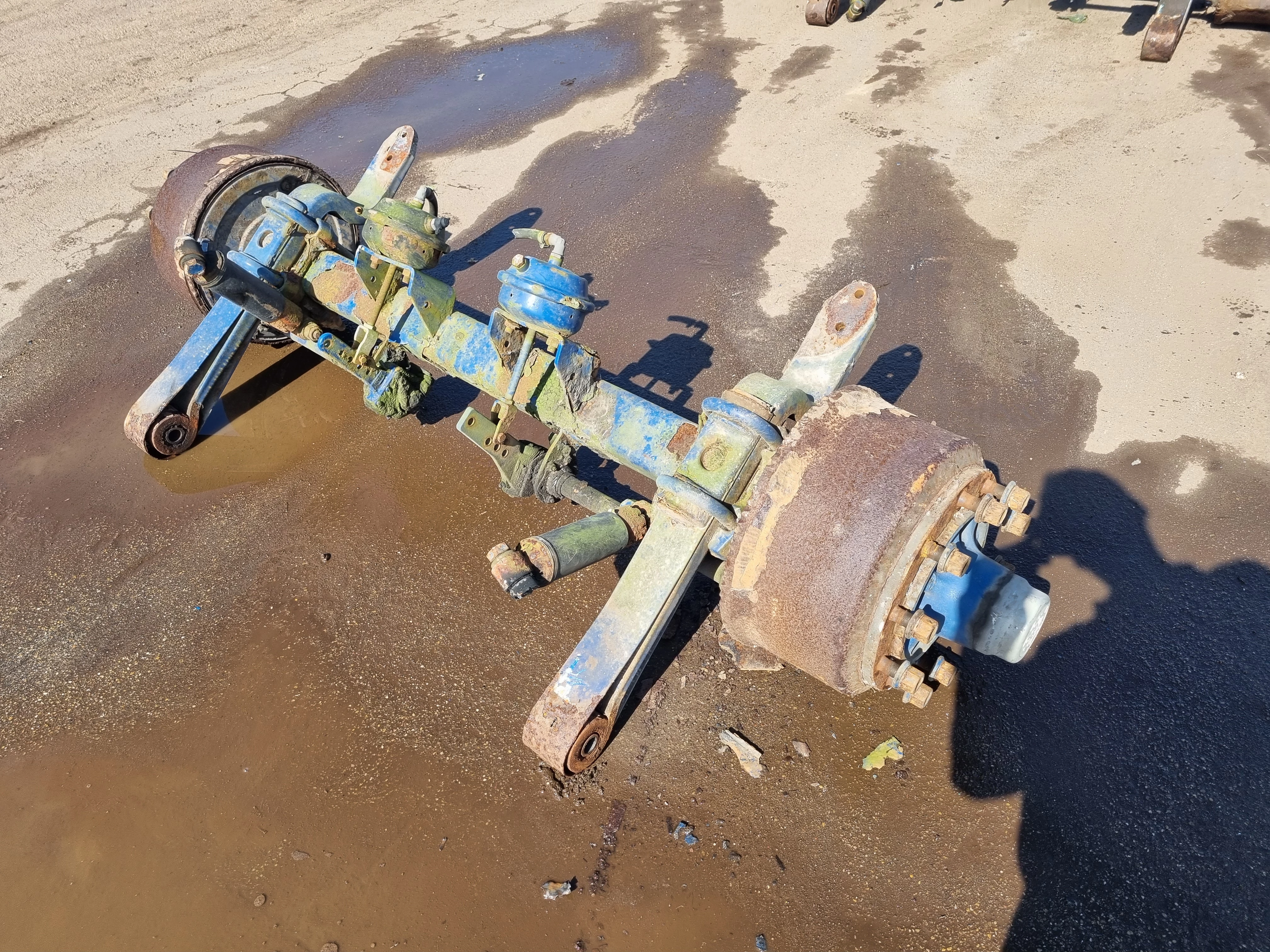 BPW TRAILER AXLE BPW ECO FOR SINGLE TIRE. immagine 5