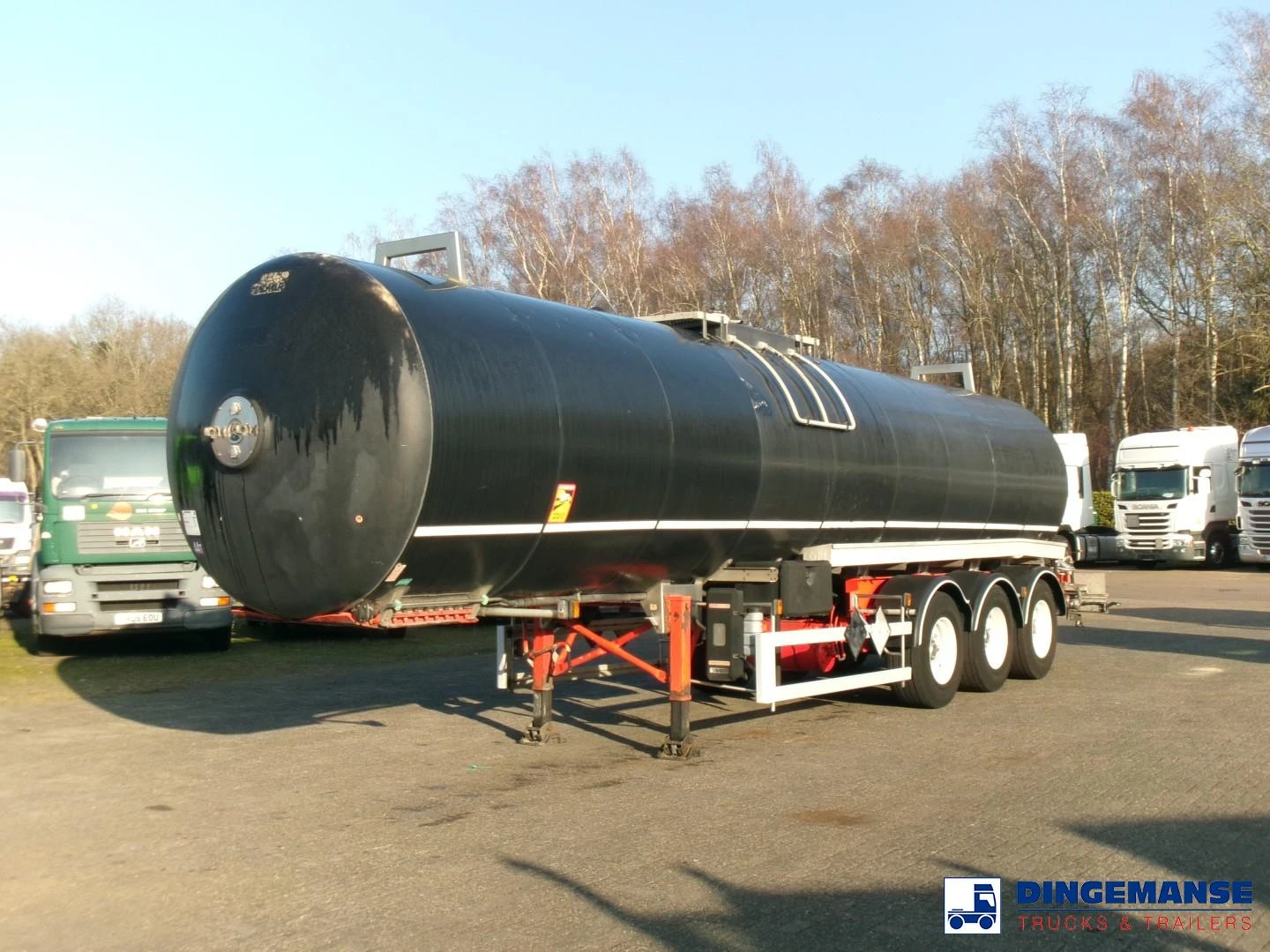 Magyar Bitumen tank inox 31 m3 / 1 comp + ADR 1998 imagen 1