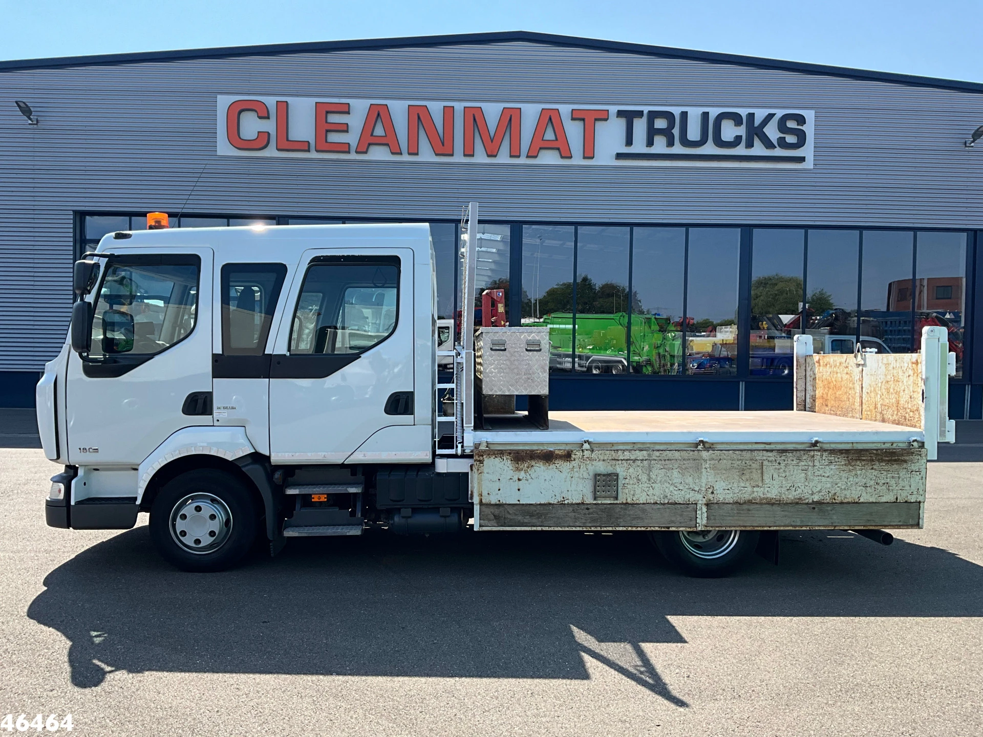 Renault Midlum 180 Kipper HMF laadkraan Just 135.435 km! 2012 afbeelding 9