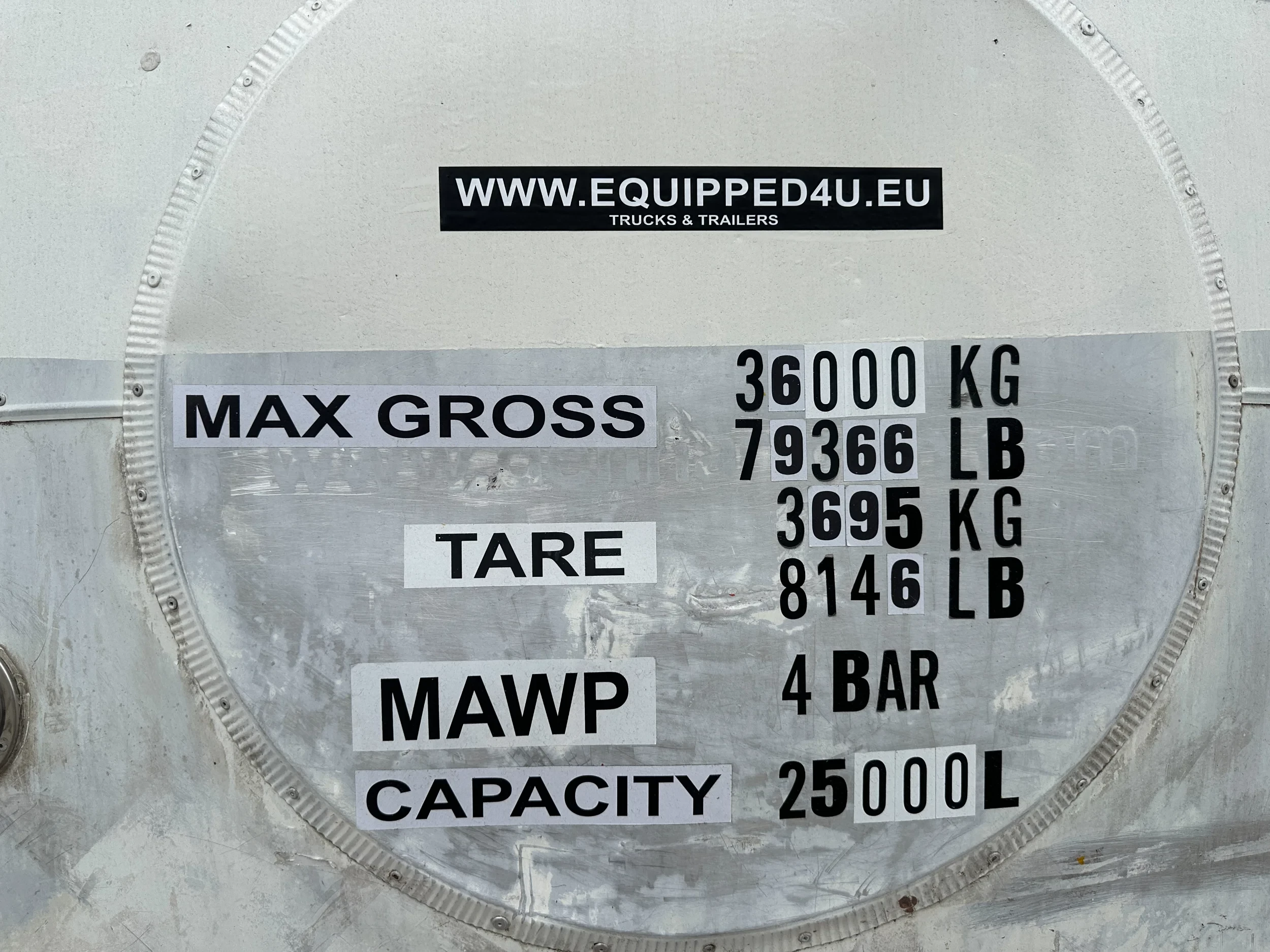 Trencor Containers 2002 - 20FT ISO / 25.000L / 1-COMPARTMENT / T11 / 22T6 afbeelding 15