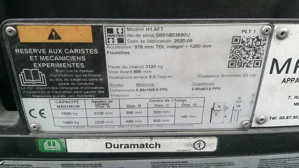 Hyster H1.6FT afbeelding 3