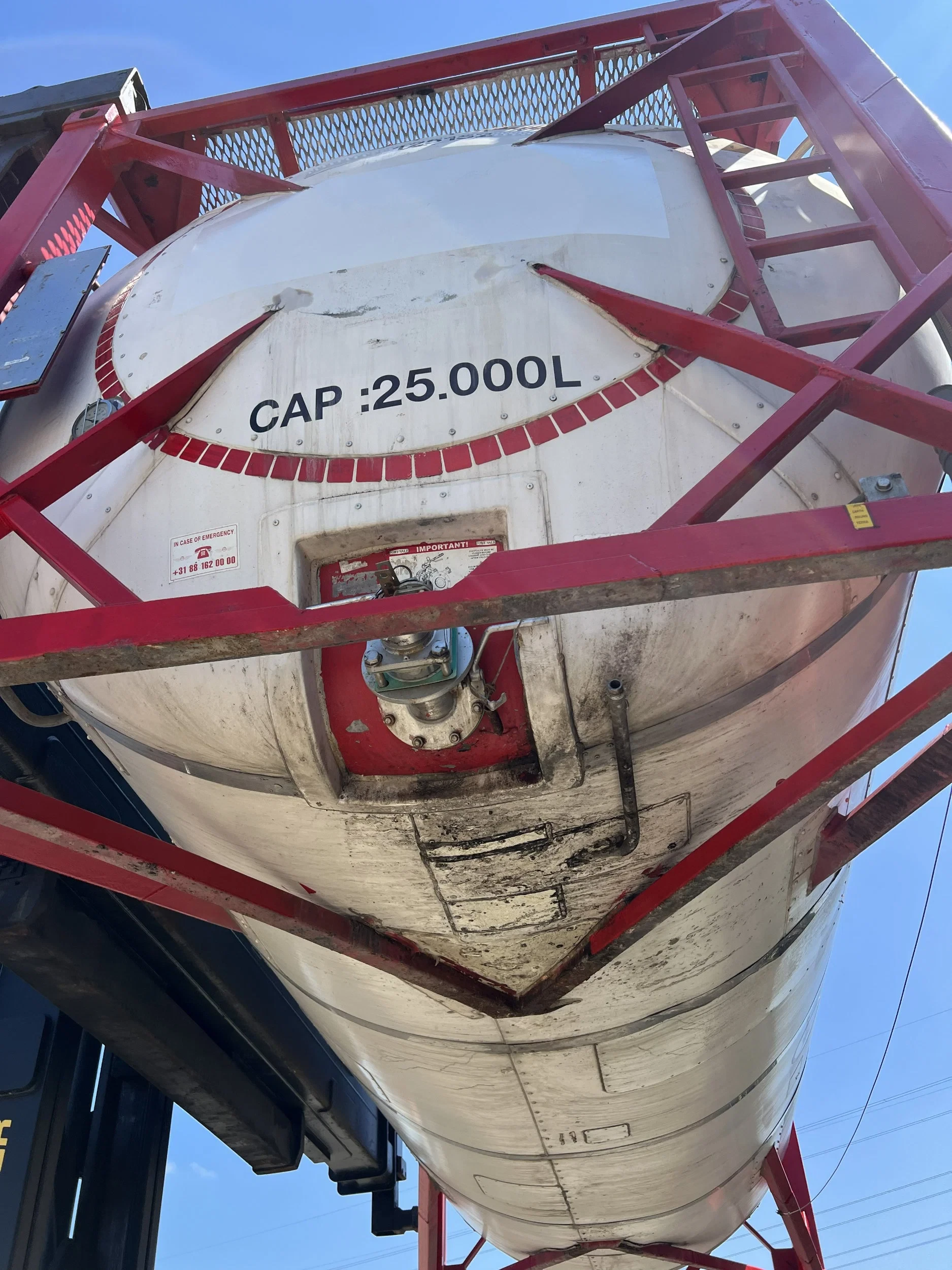 Yorkshire Marine Containers 1999 - 25.000L Tankcontainer, 1 comp., IMO-1, ISO 22T6 T11, 2,5Y + CSC-inspection till 12/27 afbeelding 15