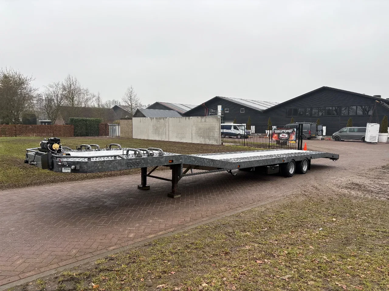 Veldhuizen 2001 - be oplegger ambulance auto transporter 12.70 cm immagine 5
