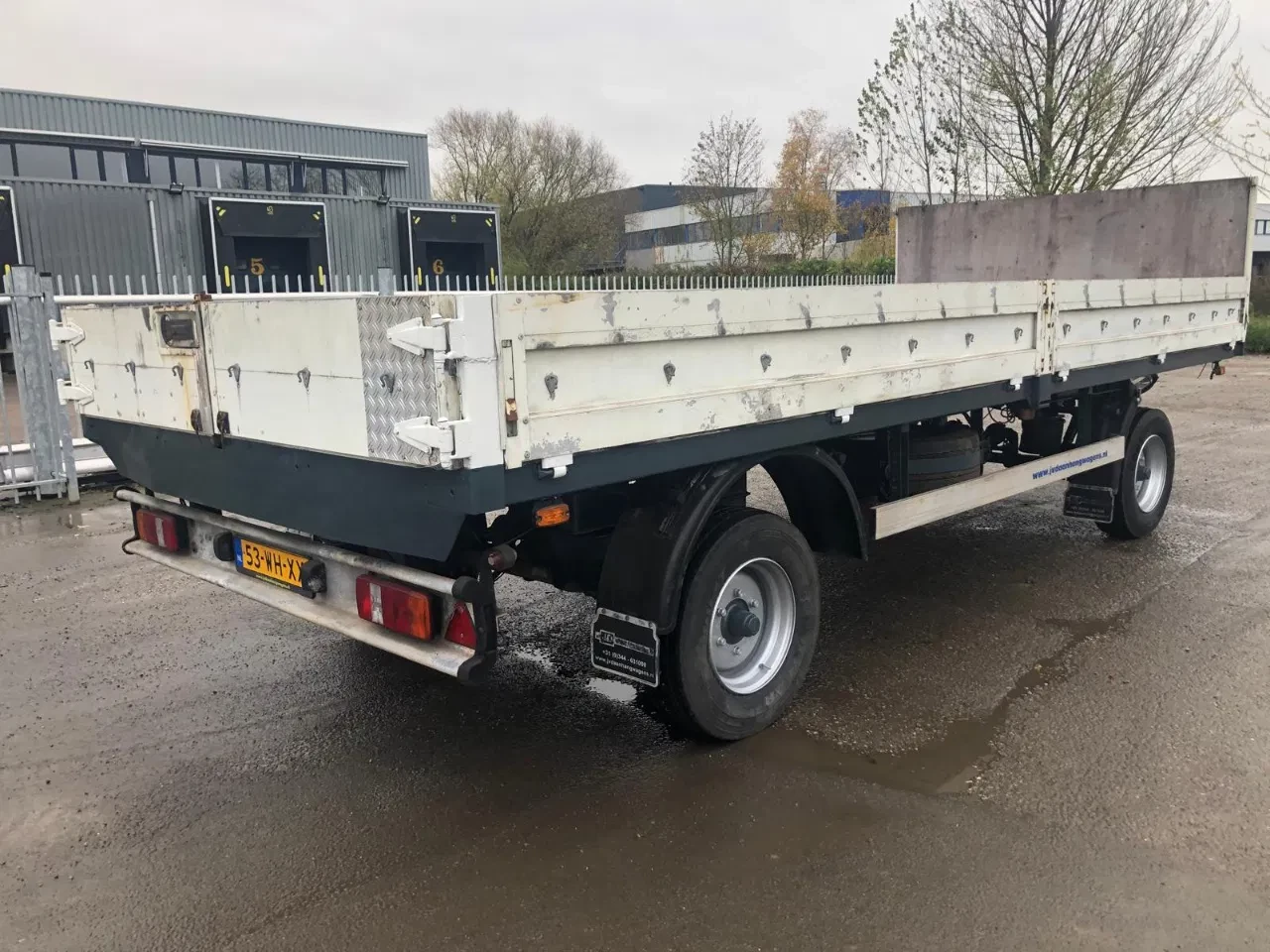Gerblinger 2003 - GA450 2 As Vrachtwagen Aanhangwagen Open, 53-WH-XX afbeelding 1