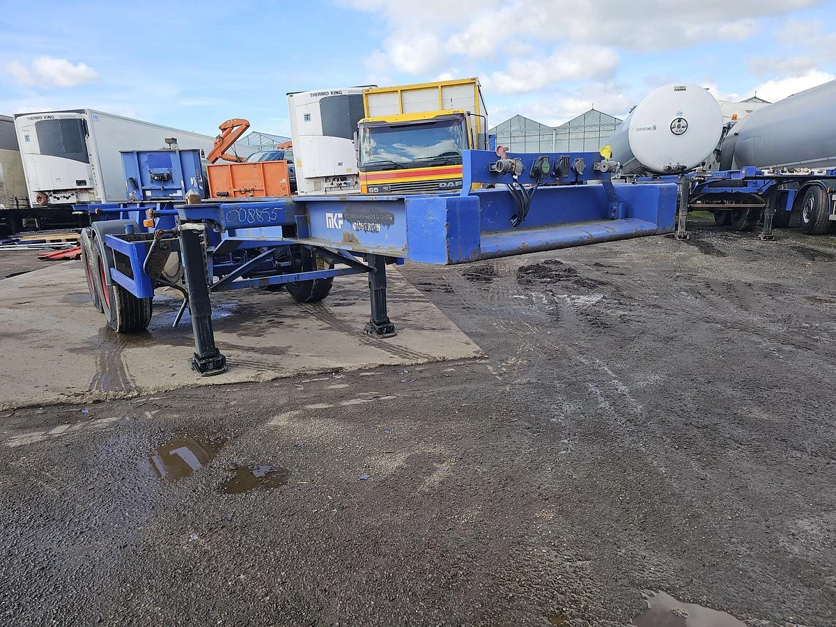 MKF METALLBAU CS 20 | 20 FOOT CONTAINER CHASSIS | BPW DRUM | STEEL SUSPENSION| GOOD QUALITY. 2007 imagen 1